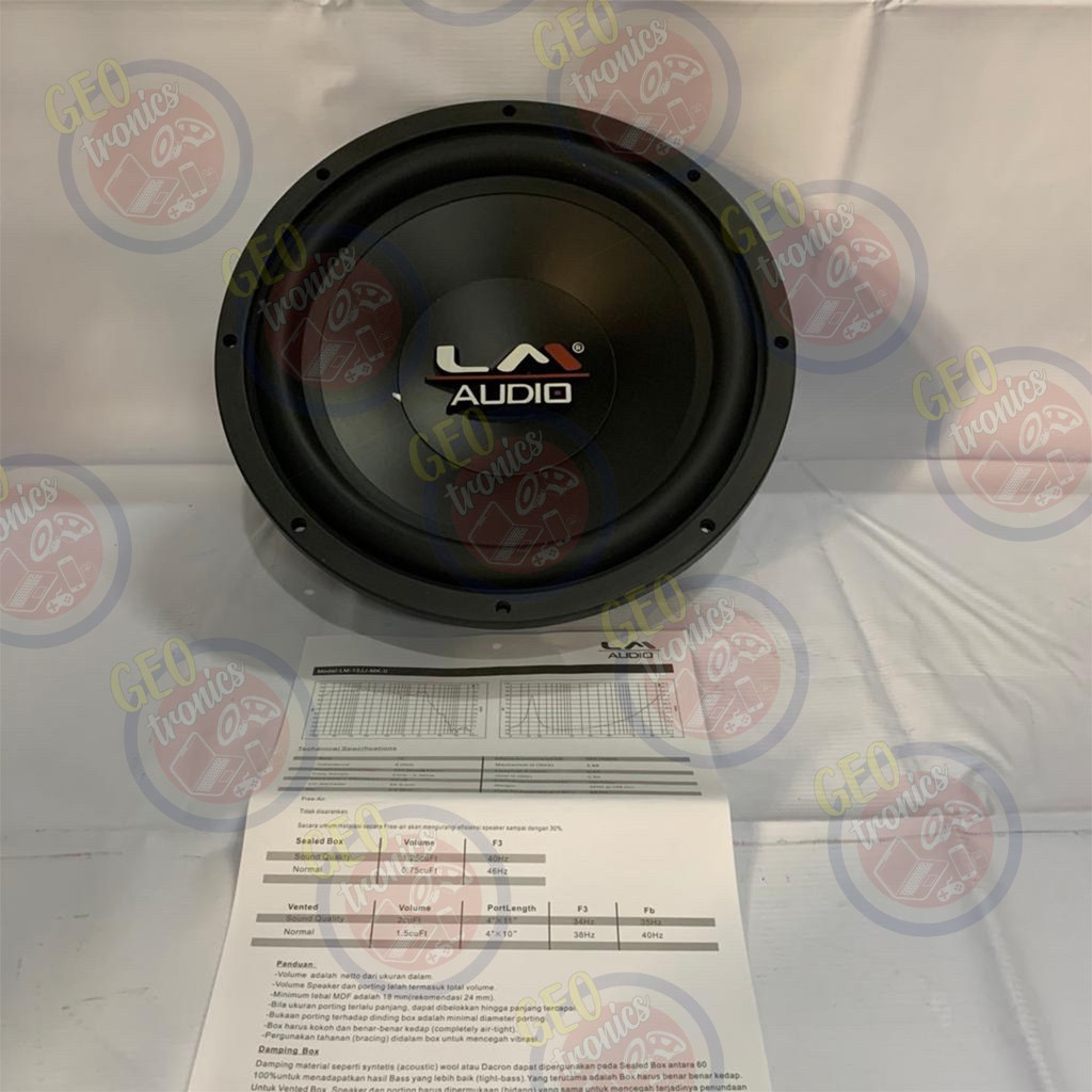 Jual Subwoofer Pasif Lm Jj Mk Inch Sub Lm Jj Mk Mkii Mk Ii