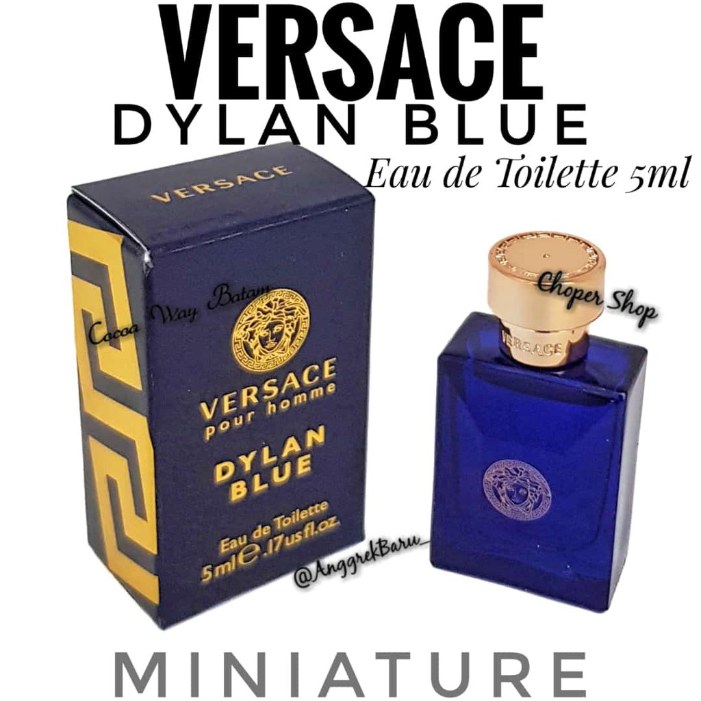 Jual Parfum Miniature Versace Dylan Blue Pour Homme EDT 5ml Shopee