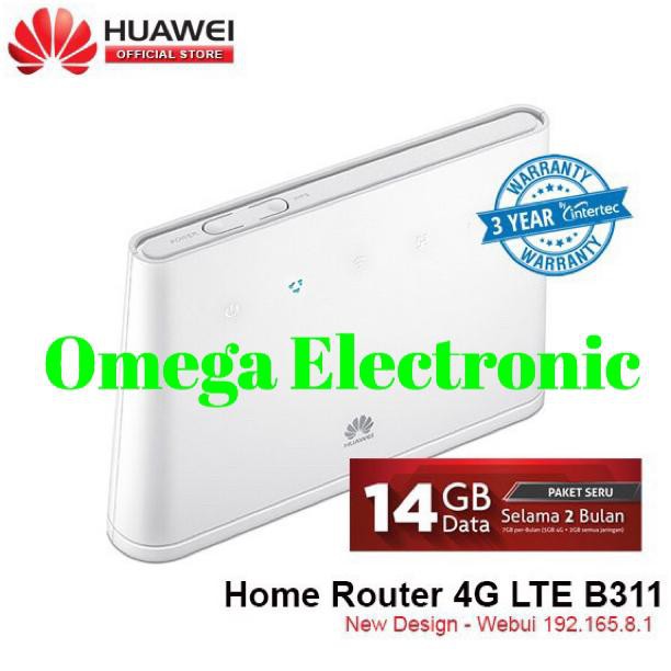 Jual Modem Wifi Home Router 4G LTE Huawei B311 UNLOCKED Free Telkomsel