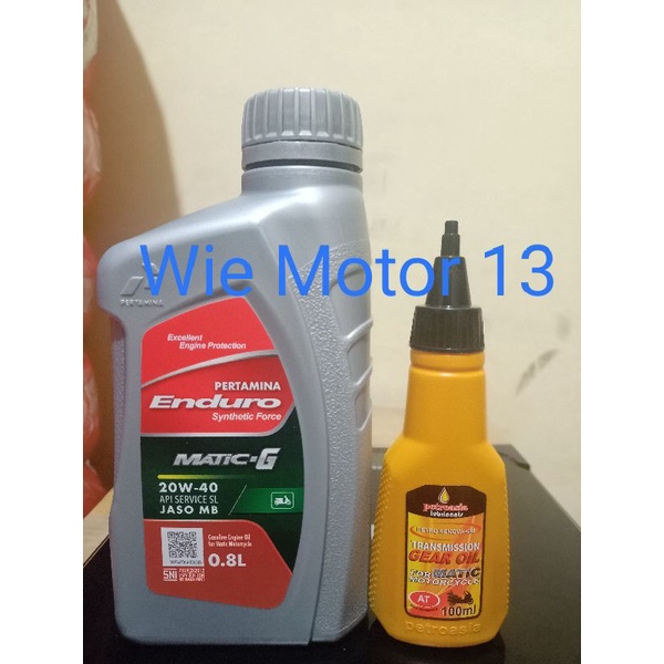 Jual PAKET OLI ENDURO MATIC G 0 8L PLUS GARDAN PETROASIA 100ML ORIGINAL