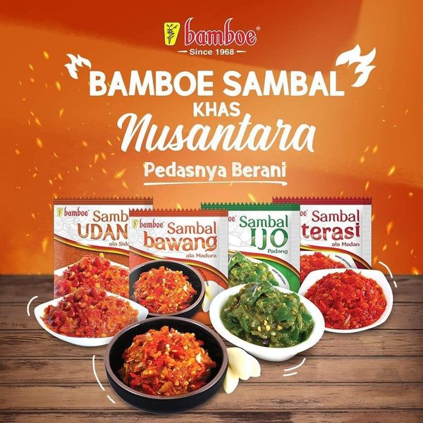 Jual Bamboe Sambal Khas Nusantara Sachet Shopee Indonesia