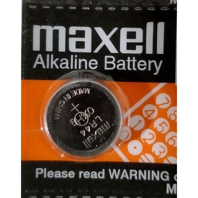 Jual LR 44 MAXELL BATERAI KALKULATOR 1 PCS Shopee Indonesia