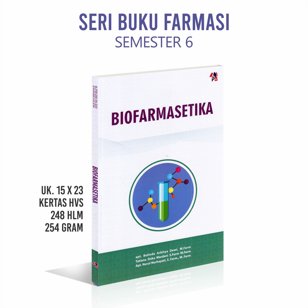 Jual Buku Pendidikan Farmasi Semester 6 Farmakokinetika Biofarmasetika