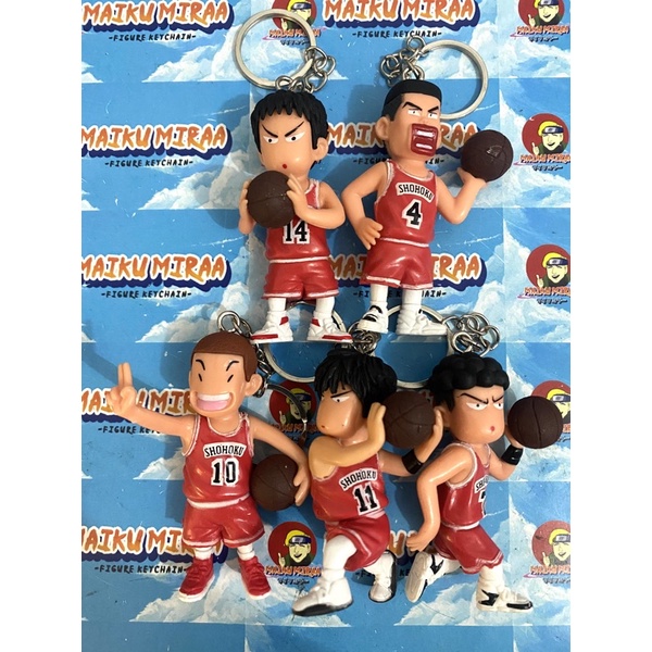 Jual Figure Keychain Gantungan Kunci Slam Dunk B Hanamichi Sakuragi