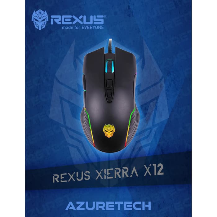 Jual Rexus Xierra X12 X 12 RGB Gaming Mouse Garansi Resmi Shopee