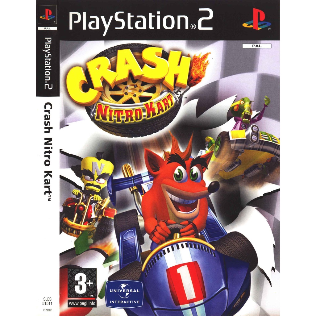 Jual KASET CD DVD GAME PS2 CRASH NITRO KART Shopee Indonesia