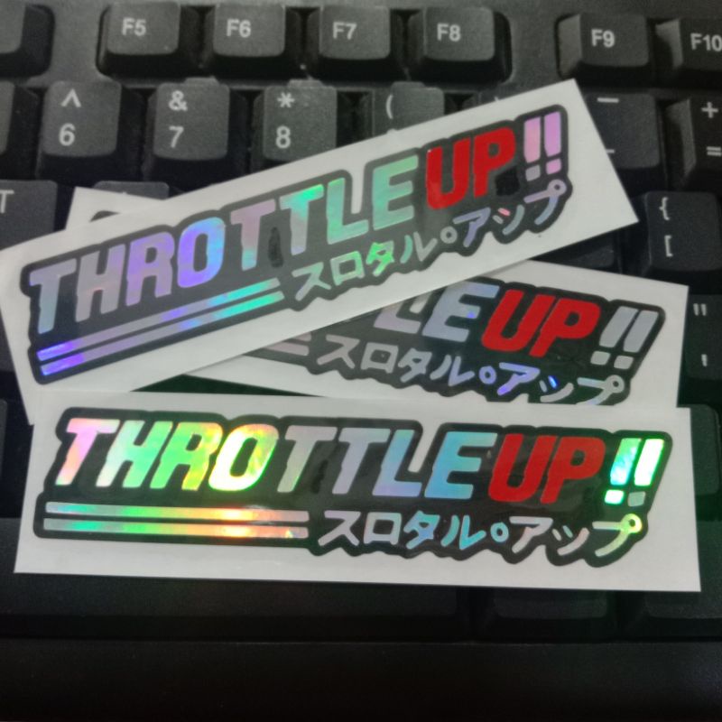 Jual Sticker Cutting Throttle Up Shopee Indonesia