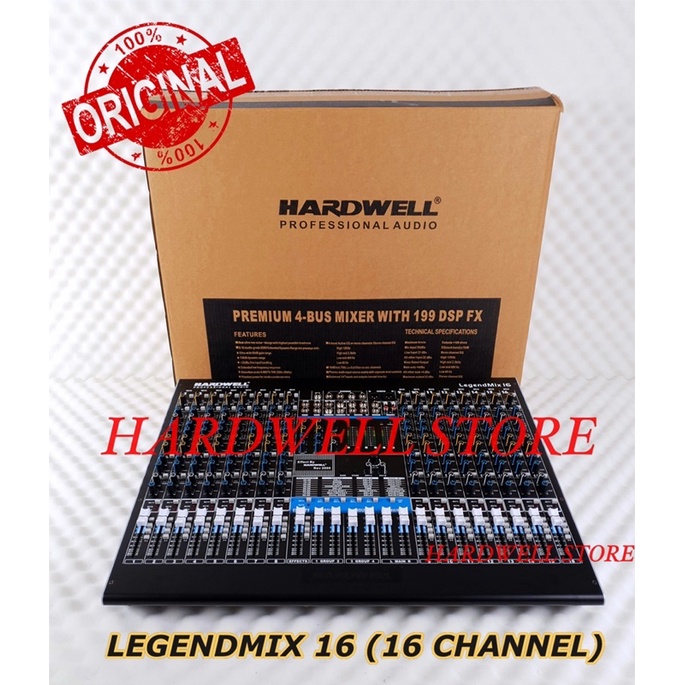 Jual Mixer Audio Hardwell 16 Channel LegendMix 16 Original Kualitas