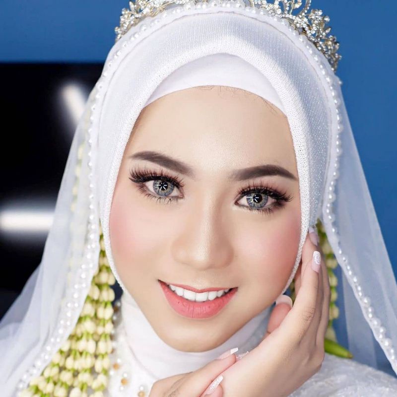 Jual Slayer Pengantin Mutiara Veil Kerudung Akad Nikah Kerudung