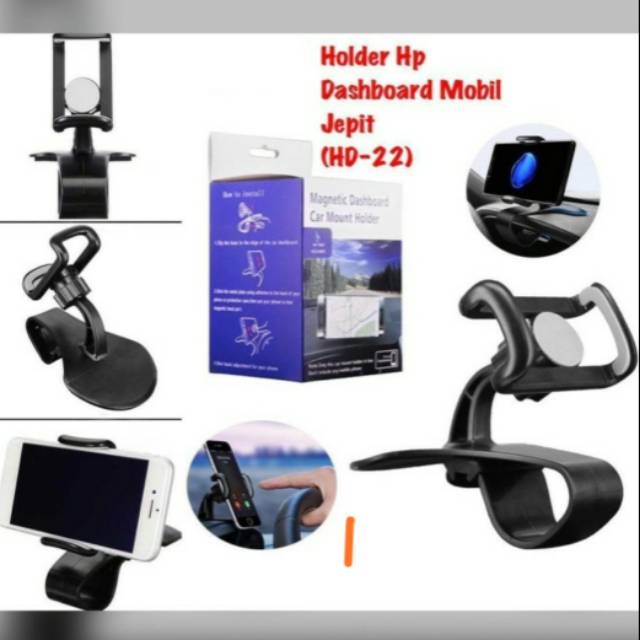 Jual Holder Mobil Model Jepit Dashboard HD 22 Holder Hp Universal