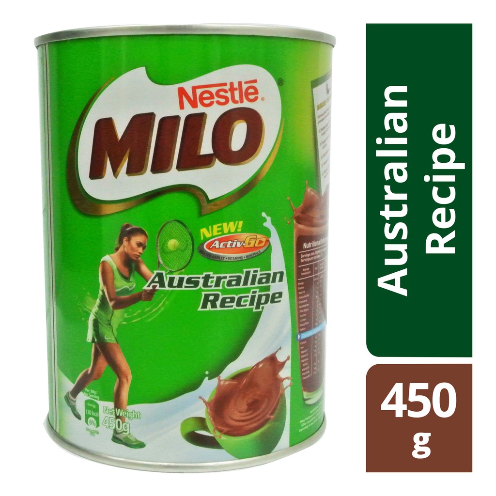 Jual Milo Instant Chocolate Malt Drink Powder Australian Recipe 450g