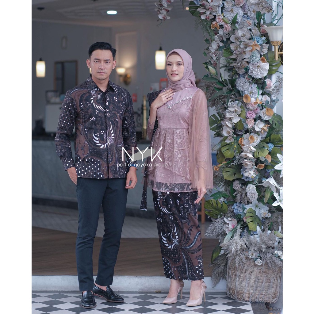 Jual New Arrival Batik Couple Mecca Series Couple Batik Kondangan