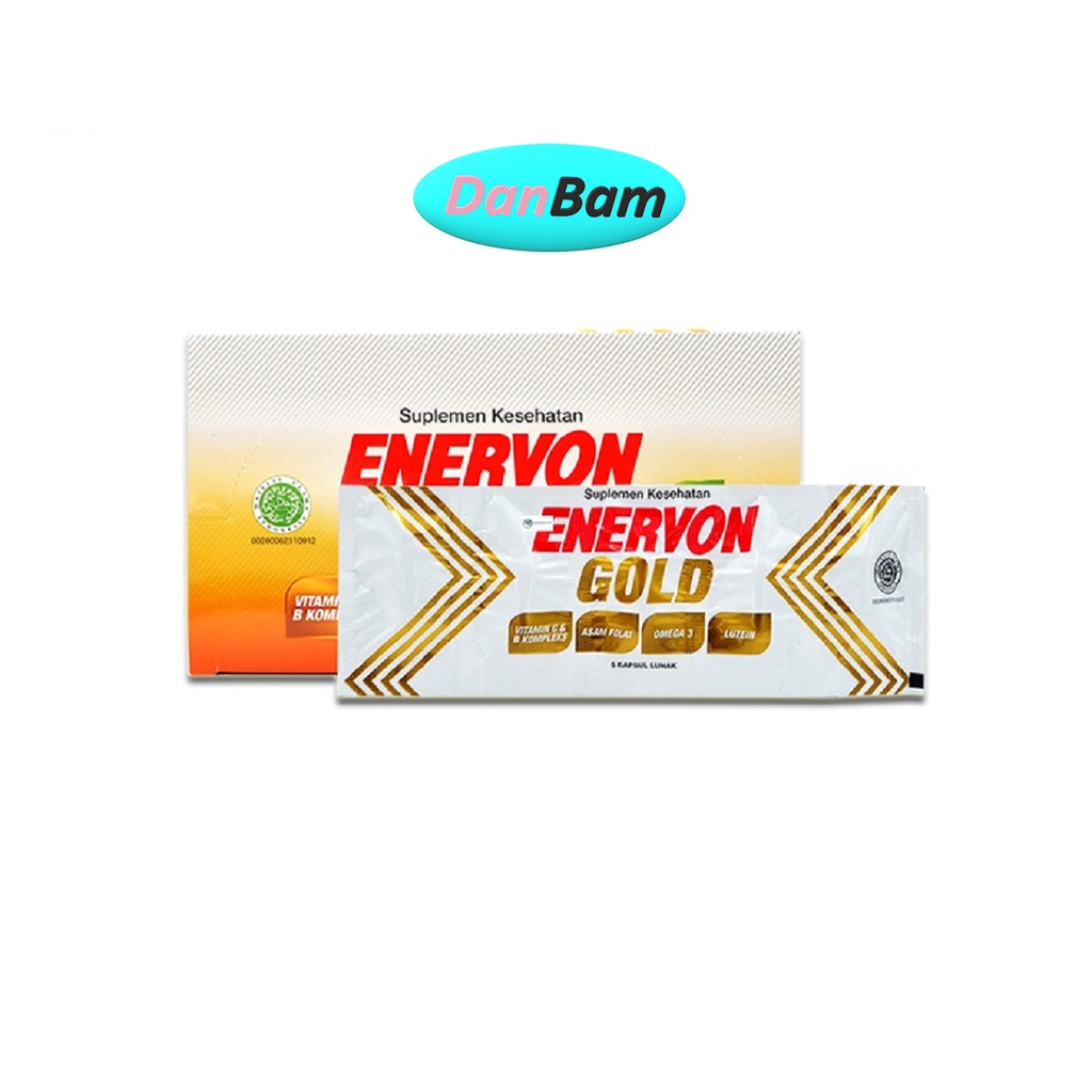 Jual Enervon Gold 5 Kapsul Multivitamin Khusus Lansia Shopee Indonesia