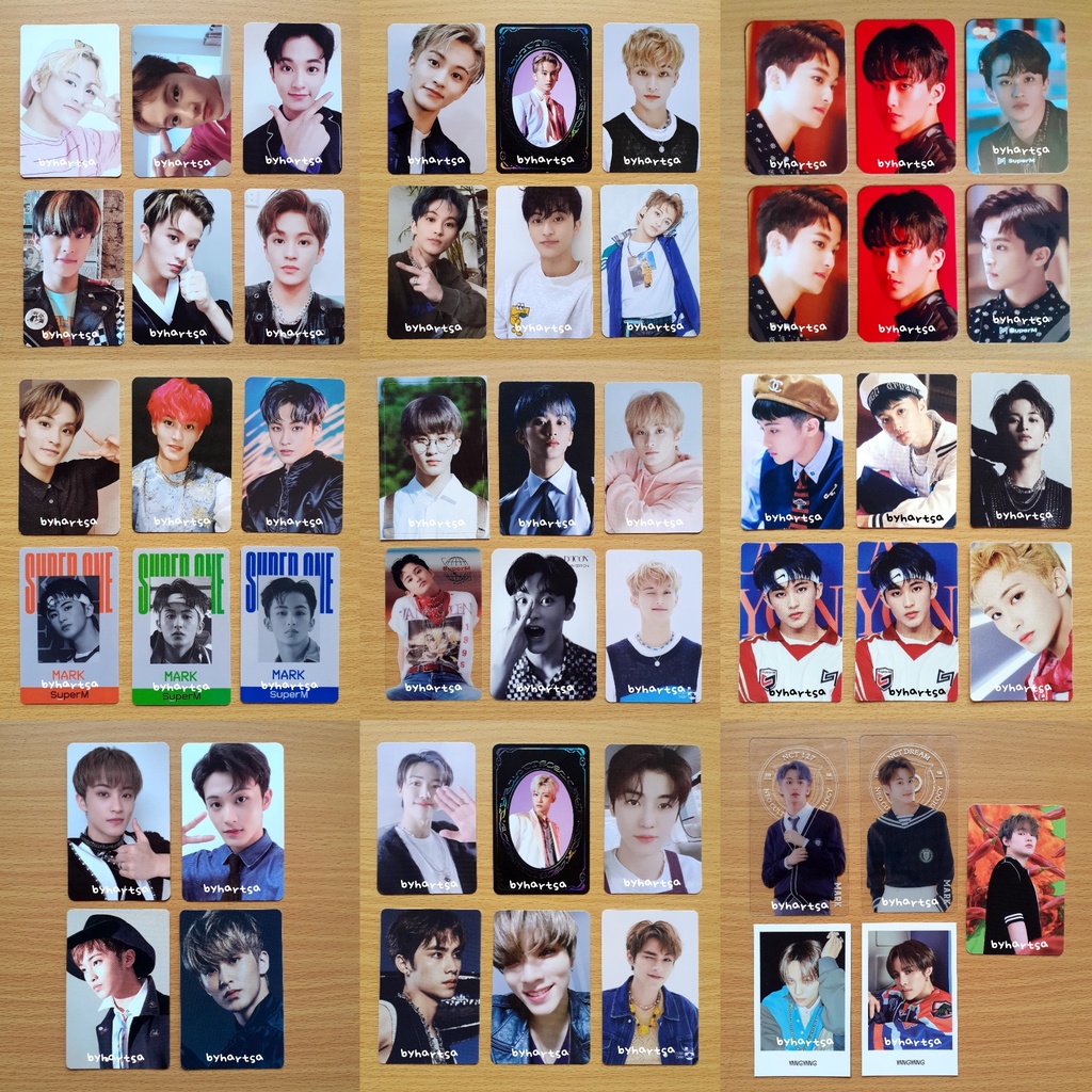 Jual Official NCT Mark Photocard NCT 127 Dream 2020 SuperM PC Sticker