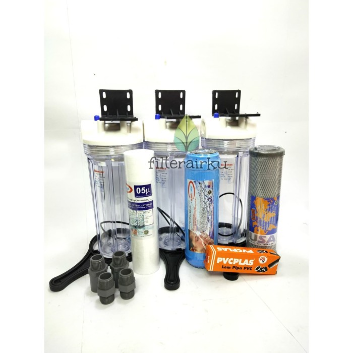 Jual Paket Filter Air Cocok PDAM Dan Sumur Clear 10 3 4 03 02 Shopee