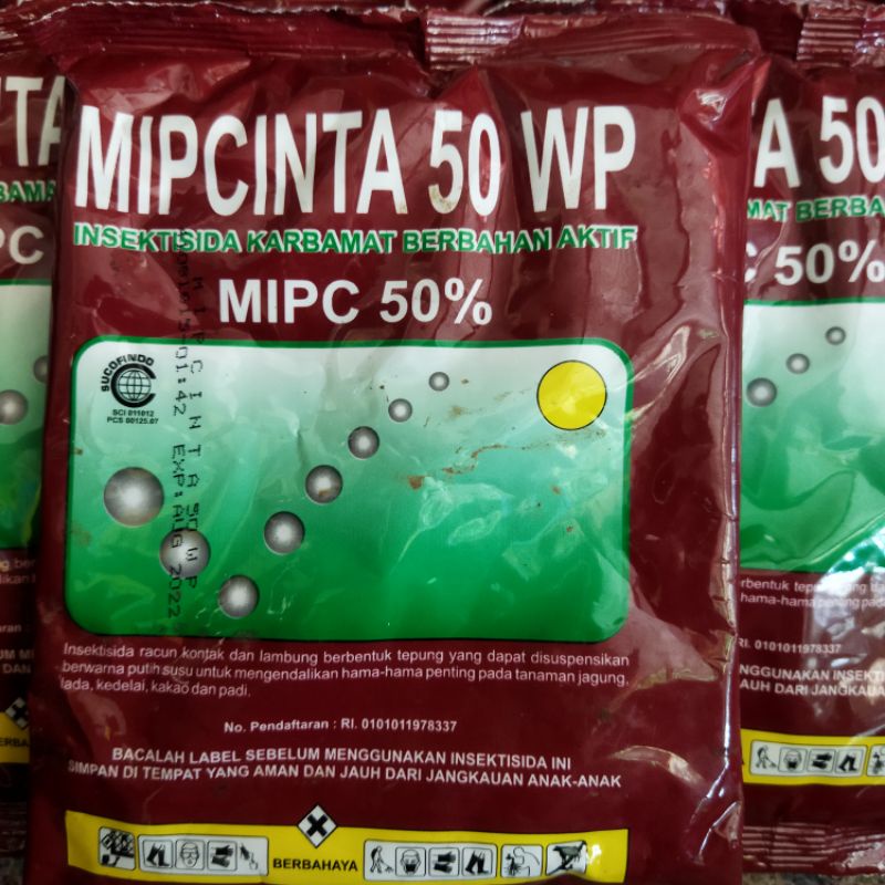 Jual MIPCINTA 50 WP 100 GRAM INSEKTISIDA Obat Hama Tanaman Shopee