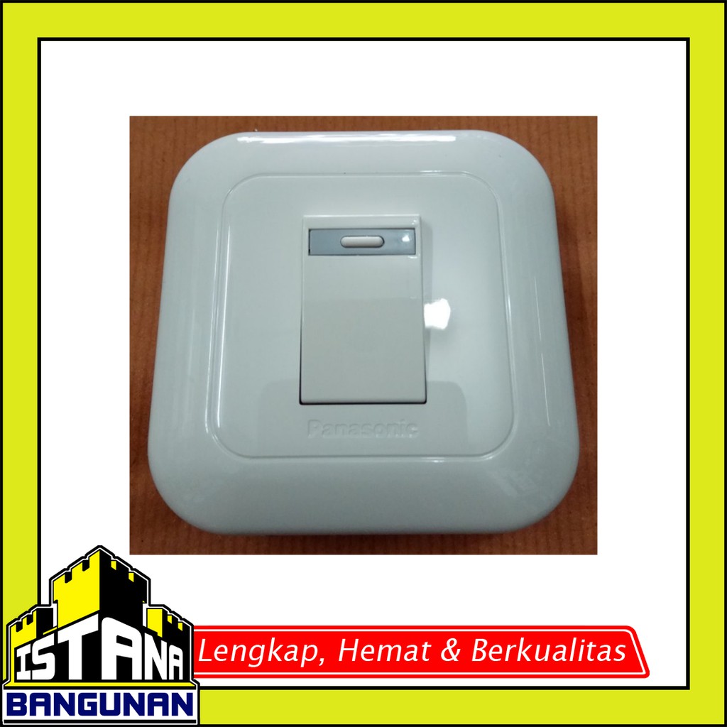 Jual Saklar Engkel Tunggal Single Switch Ib Inbow Tanam Panasonic White