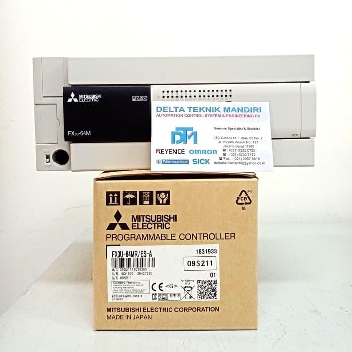 Jual FX3U 64MR ES A PLC MITSUBISHI Onderdil Shopee Indonesia