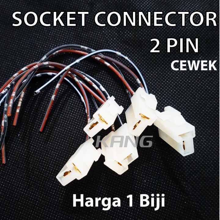 Jual Pin Soket Socket Konektor Pin Termasuk Skun Dan Kabel