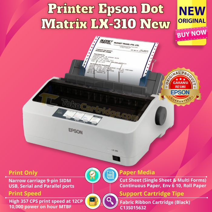 Jual Printer Epson LX310 Original Dot Matrix LX 310 Dotmatrix LX 310