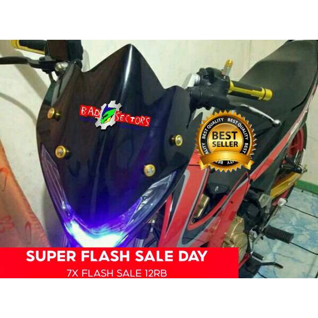 Jual Visor Satria Fu Facelift Model Sipit Lancip Gbm Shopee Indonesia