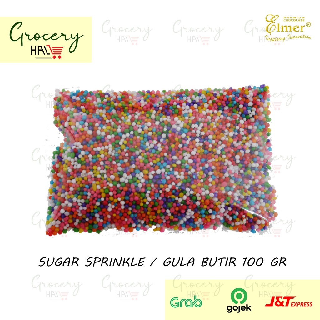 Jual ELMER SUGAR SPRINKLE GULA BUTIR TRIMIT 100 GR Shopee Indonesia