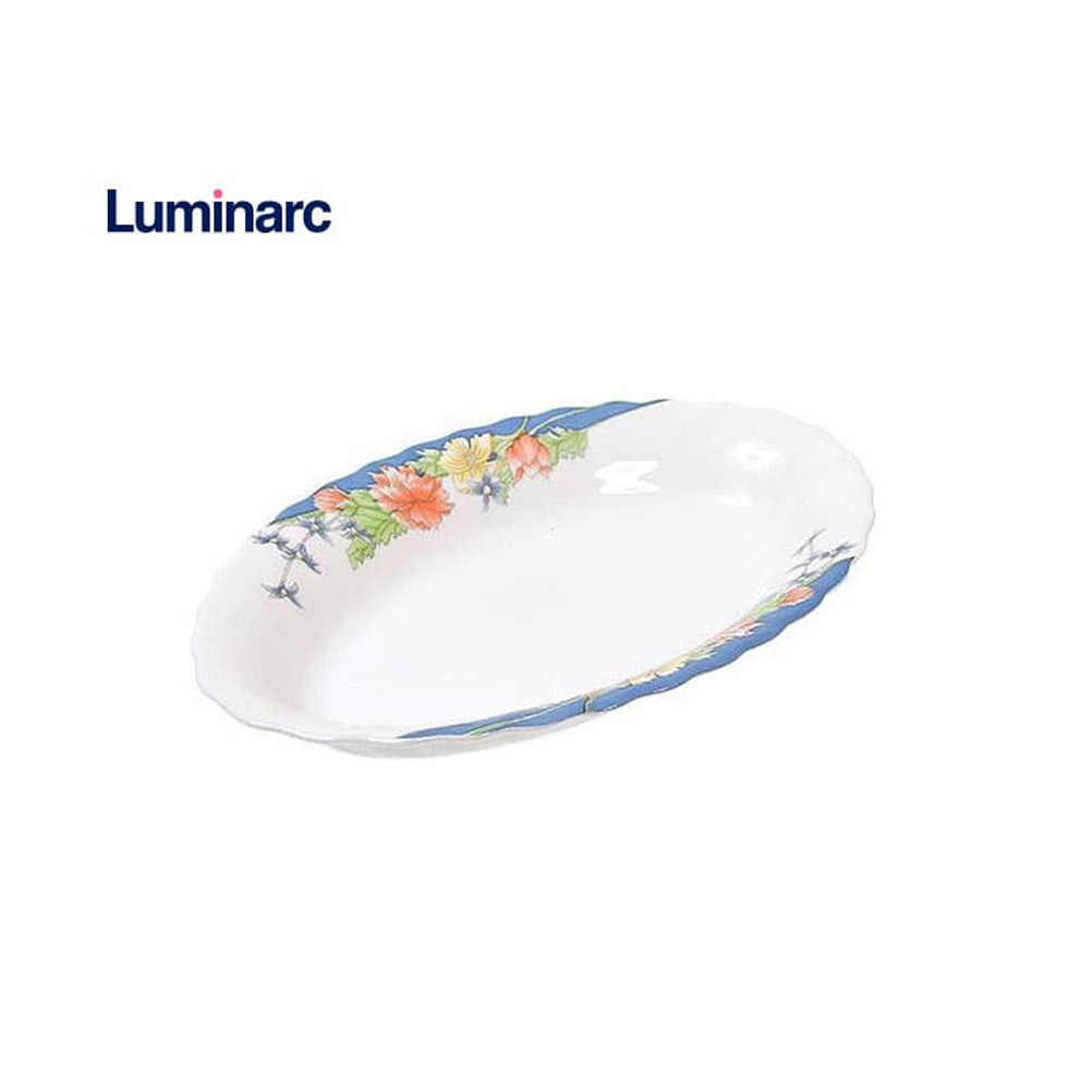 Jual Luminarc Piring Penyaji Mini Florine Oval Dish 22 Cm Pcs Shopee