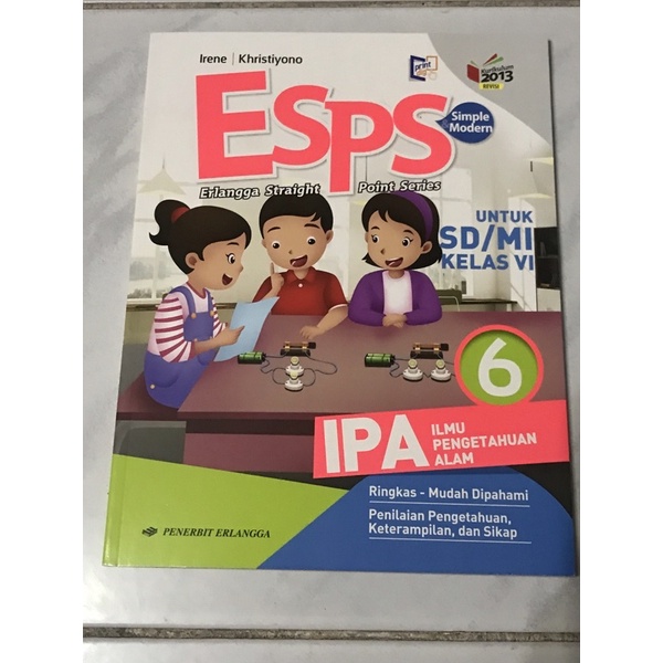 Jual Buku ESPS IPA Untuk SD Kelas 6 Erlangga Shopee Indonesia