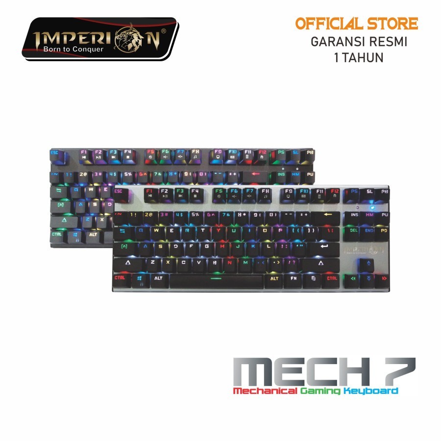 Jual Keyboard Gaming Imperion Mech Kg M R Mechanical Rgb Shopee