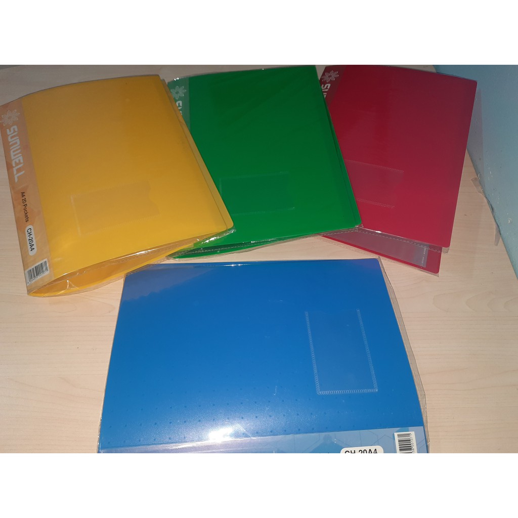 Jual Map Clear Holder Sunwell A4 Isi 20 Sheets Shopee Indonesia