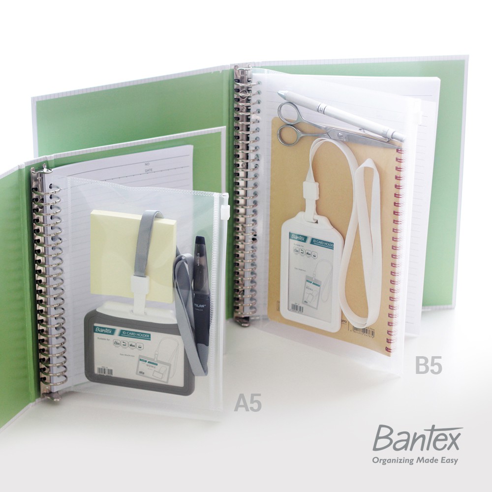 Jual Bantex Zipper Pocket For Multiring Binder B Holes