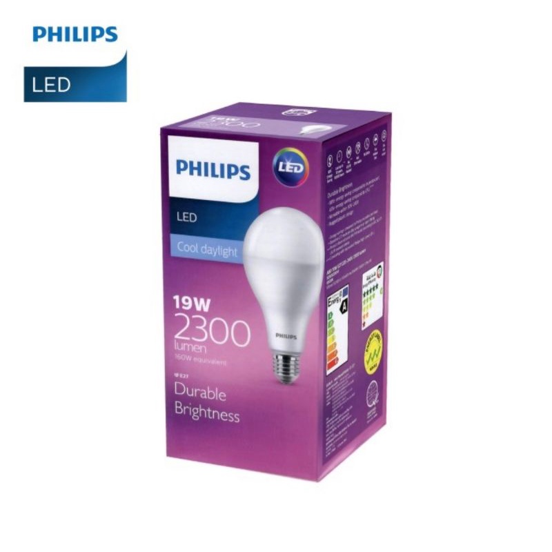 Jual Lampu Philips LED Bulb 19W E27 6500K Putih 230V Shopee Indonesia