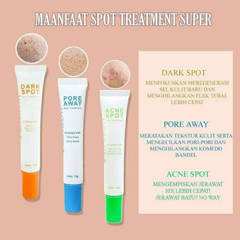 Jual LARIS KOSME MS GLOW PORE AWAY DARK SPOT ACNE SPOT SERUM MS