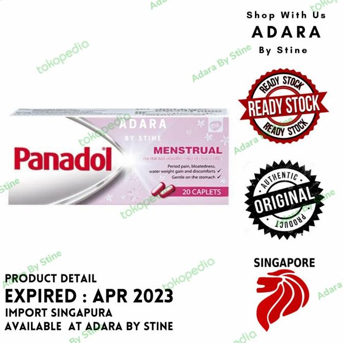 Jual Panadol Menstrual Caplets Singapura Shopee Indonesia