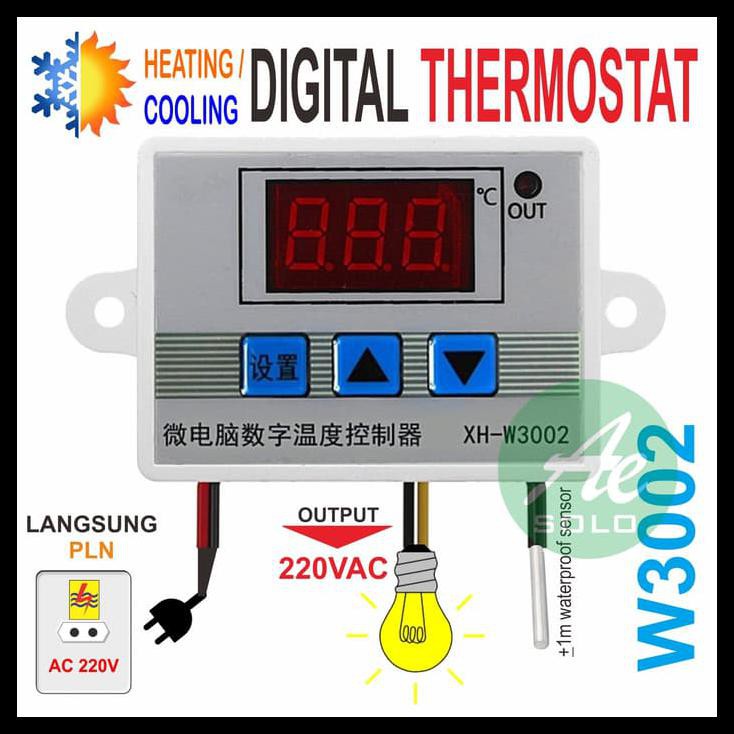 Jual W Digital Thermostat Termostat Sederhana Kontrol Temperatur