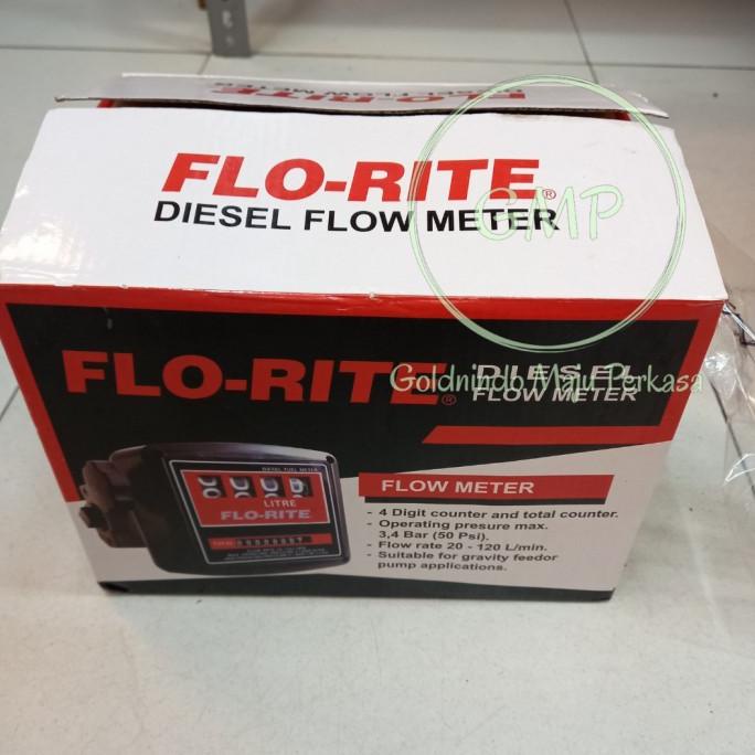 Jual Meteran Solar Flo Rite Digit Inch Flow Meter Flowmeter