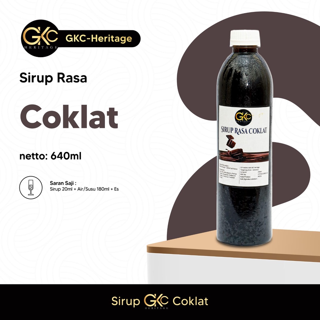 Jual Syrup Sirup GKC Heritage 640ml Konsentrat Rasa Buah Untuk