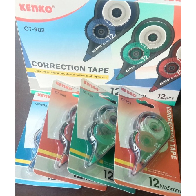 Jual Tip Ex Kertas Penghapus Kertas Correction Tape Kenko Ct Murah