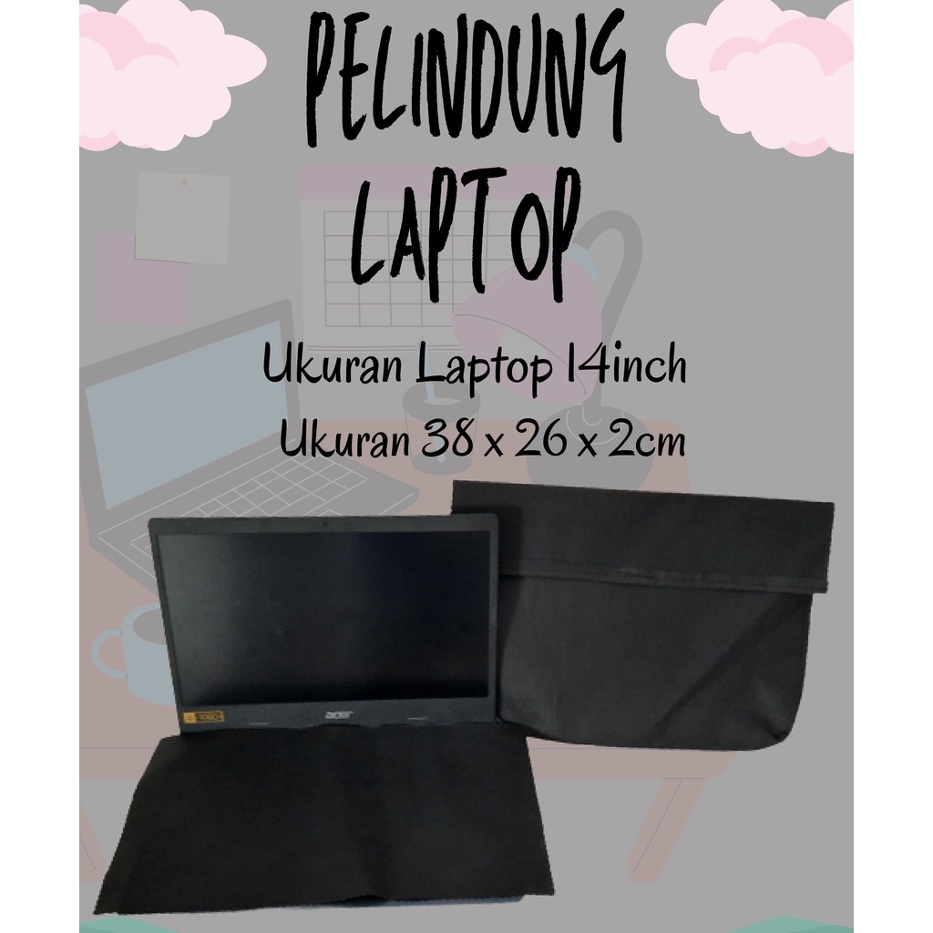 Jual Kain Pelindung Laptop Dan Keyboard Warna Hitam Shopee Indonesia