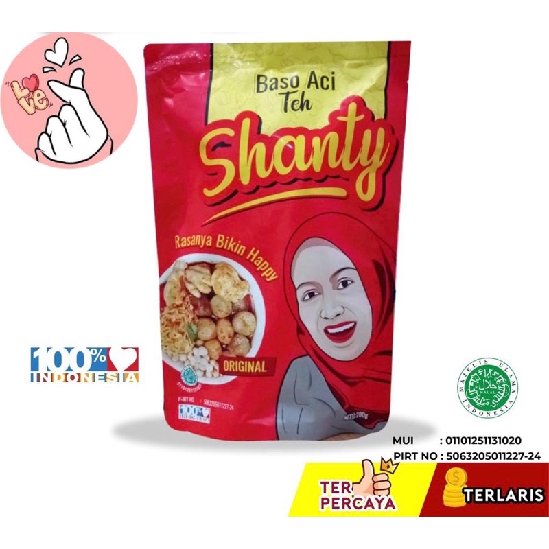 Jual BISA COD Baso Aci Teh Shanty Original Yamin Pedas Boci Asli