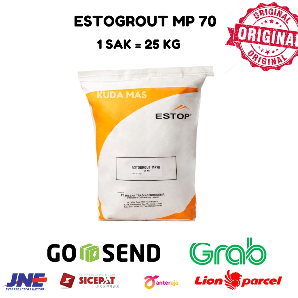 Jual Grouting Estogrout MP 70 25 Kg Bahan Grouting Denka Murah Best