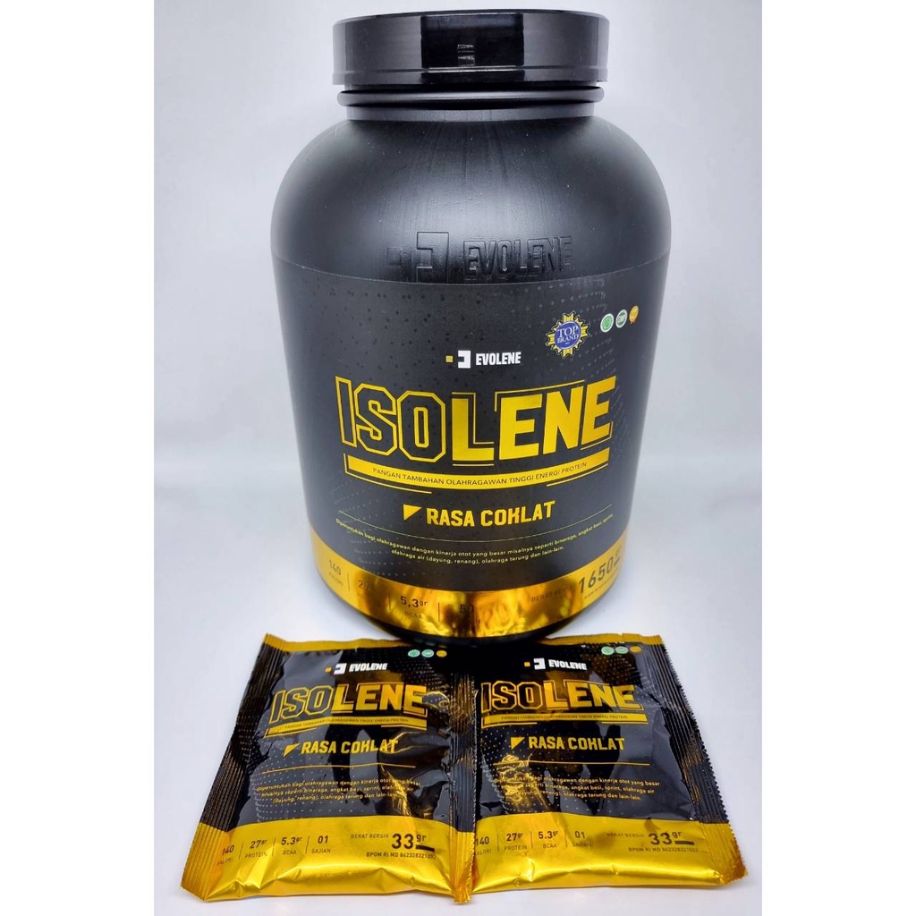 Jual Evolene Isolene Whey Protein Isolate 1 Sachet 33 Grams SASET