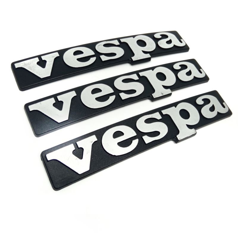 Jual Emblem Logo Balok Tulisan Vespa Danmotor Shopee Indonesia