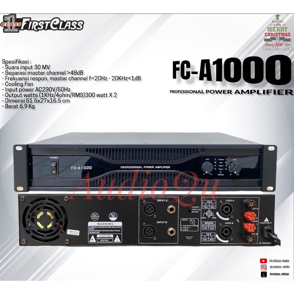 Jual Power Amplifier Firstclass Fca Fc A Fca Original