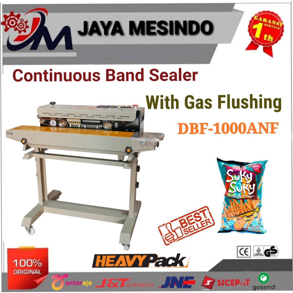 Jual Mesin Continous Band Sealer Isi Nitrogen Dbf Anf Heavypack