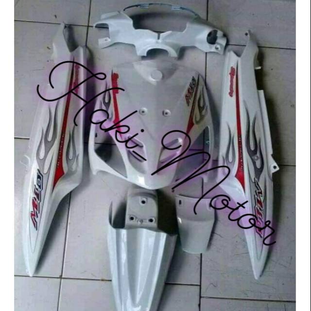 Jual GEM FULL BODY ALUS YAMAHA MIO SPORTY PUTIH Shopee Indonesia