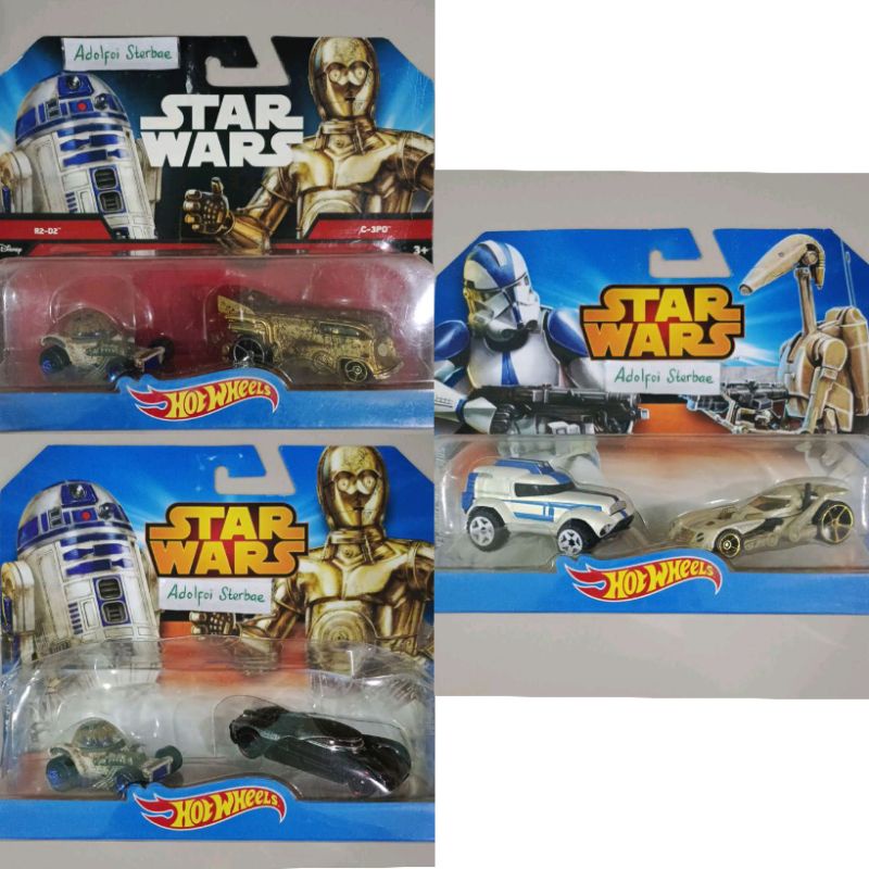 Jual Hotwheels Hot Wheels Star Wars Isi 2 501st Clone Trooper Battle