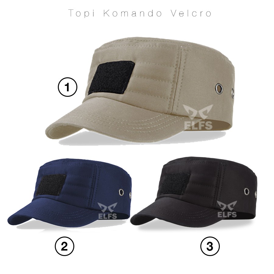 Jual Elfs Topi Komando Velcro Tactical Military Cap Shopee Indonesia