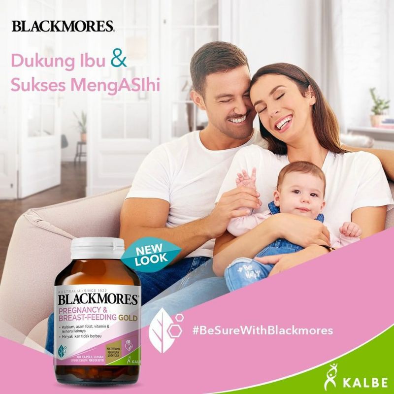 Jual Blackmores Pregnancy Breastfeeding Gold Isi Kapsul