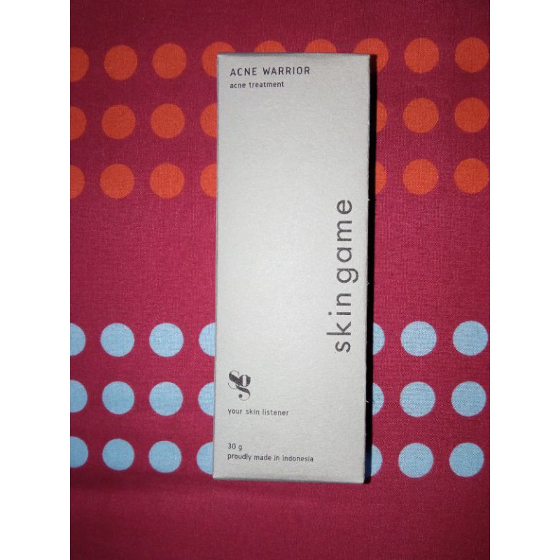 Jual Skingame Acne Warrior 30g Shopee Indonesia